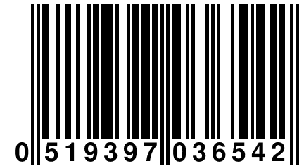 0 519397 036542