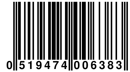 0 519474 006383