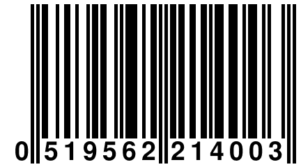 0 519562 214003