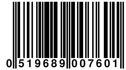 0 519689 007601