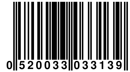 0 520033 033139