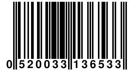 0 520033 136533