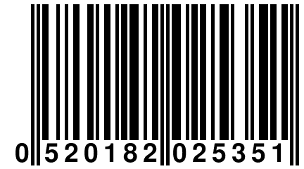 0 520182 025351