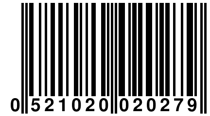 0 521020 020279