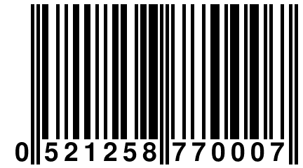 0 521258 770007