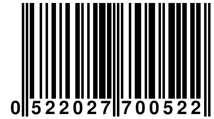 0 522027 700522