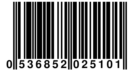 0 536852 025101