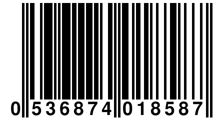 0 536874 018587