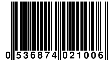 0 536874 021006