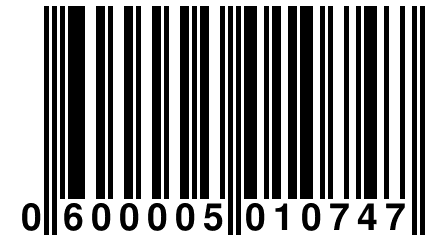 0 600005 010747