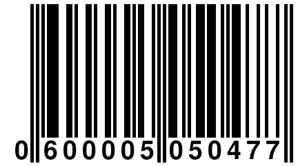 0 600005 050477