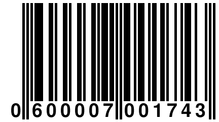 0 600007 001743