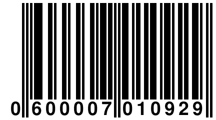 0 600007 010929