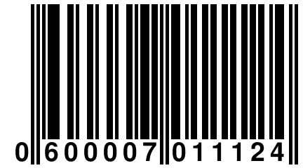 0 600007 011124