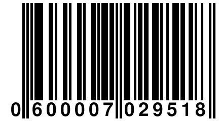 0 600007 029518