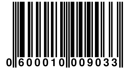 0 600010 009033