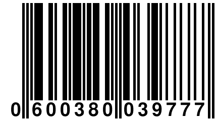 0 600380 039777