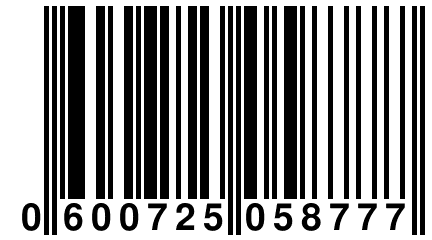 0 600725 058777