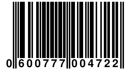 0 600777 004722