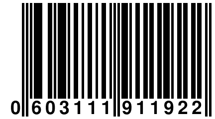 0 603111 911922