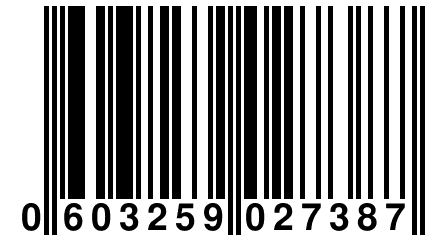 0 603259 027387