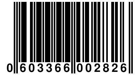 0 603366 002826