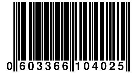 0 603366 104025