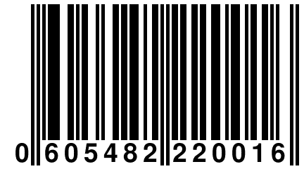 0 605482 220016