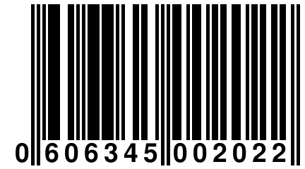 0 606345 002022