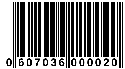 0 607036 000020