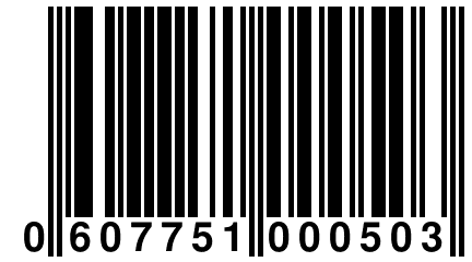 0 607751 000503