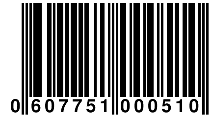 0 607751 000510