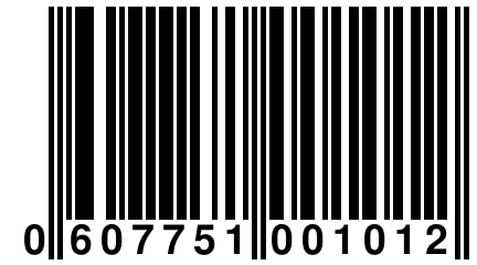 0 607751 001012