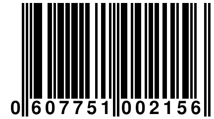 0 607751 002156