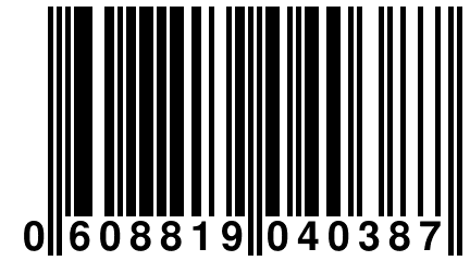 0 608819 040387