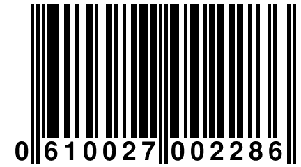 0 610027 002286