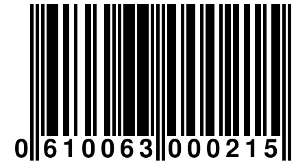 0 610063 000215