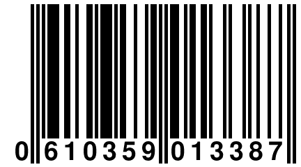 0 610359 013387