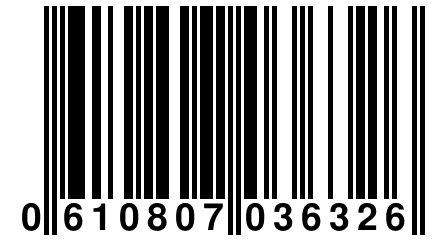 0 610807 036326