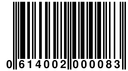 0 614002 000083