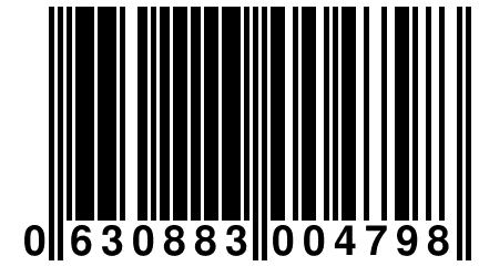 0 630883 004798