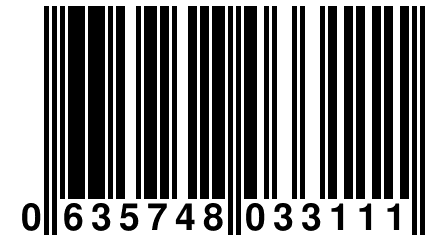 0 635748 033111