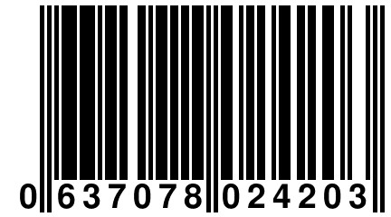 0 637078 024203