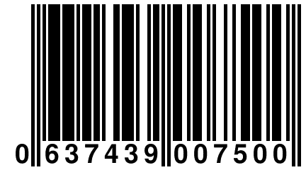 0 637439 007500