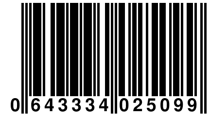 0 643334 025099