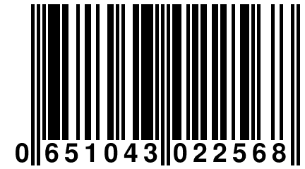 0 651043 022568