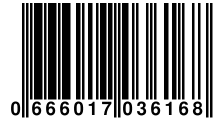 0 666017 036168