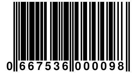 0 667536 000098