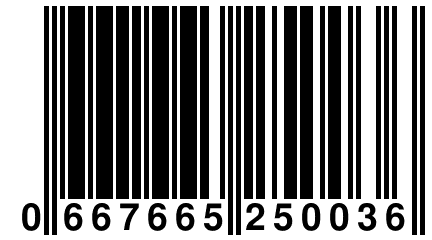 0 667665 250036