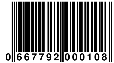 0 667792 000108